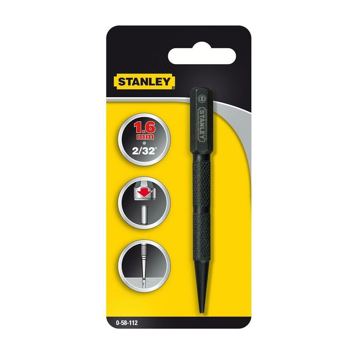 Drevel 1,6 mm 0-58-112 Stanley Drevel 1,6 mm 0-58-112 Stanley
