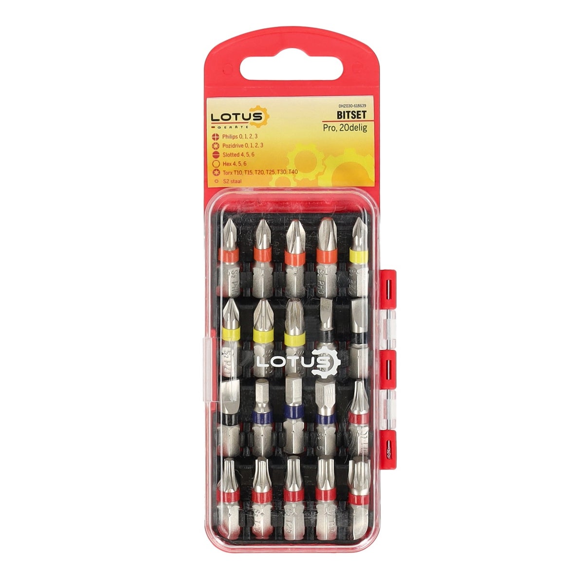 Bitset pro 20-delig Lotus Bitset pro 20-delig Lotus