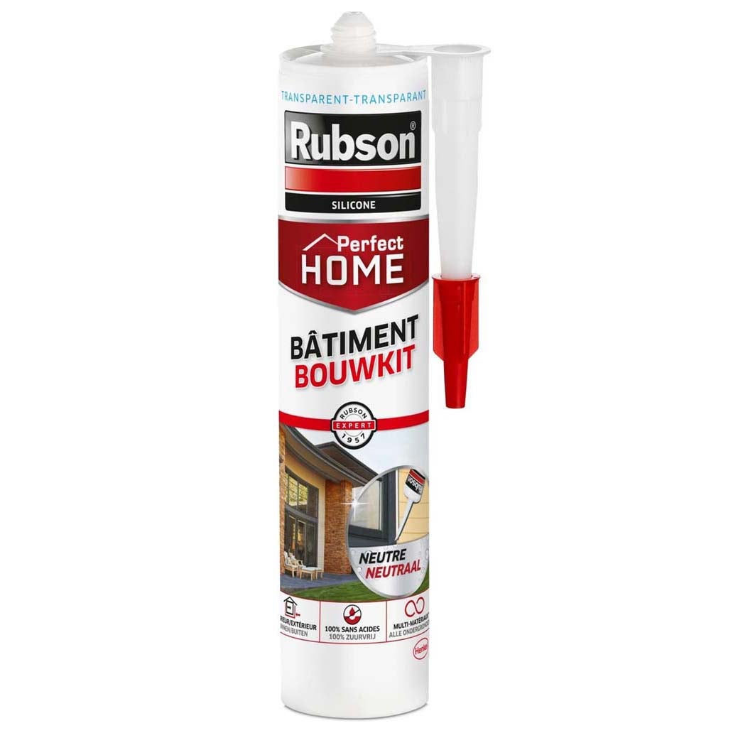 Kit voeg bouw transparant Rubson Kit voeg bouw transparant Rubson