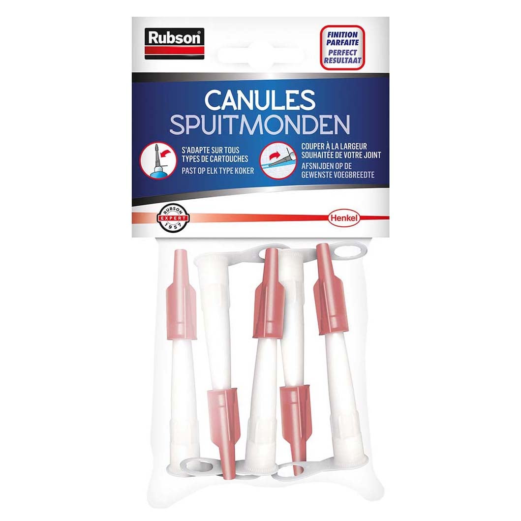 Kit spuitmonden 5st Rubson Kit spuitmonden 5st Rubson