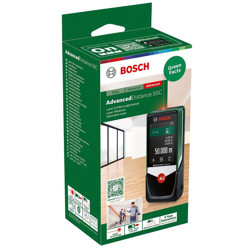 Afstandmeter Advanced Distance 50C Bosch Afstandmeter Advanced Distance 50C Bosch