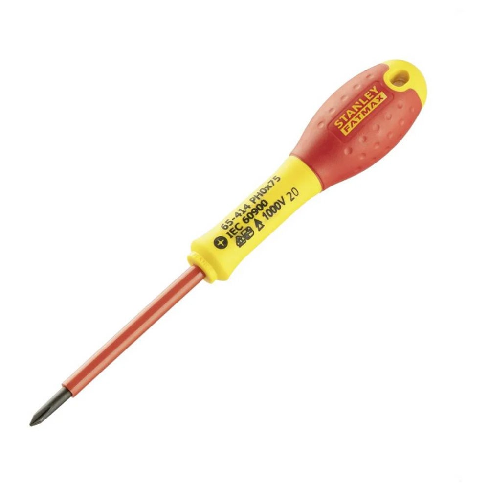 Schroevendraaier VDE PH0 x 75 mm Stanley Schroevendraaier VDE PH0 x 75 mm Stanley
