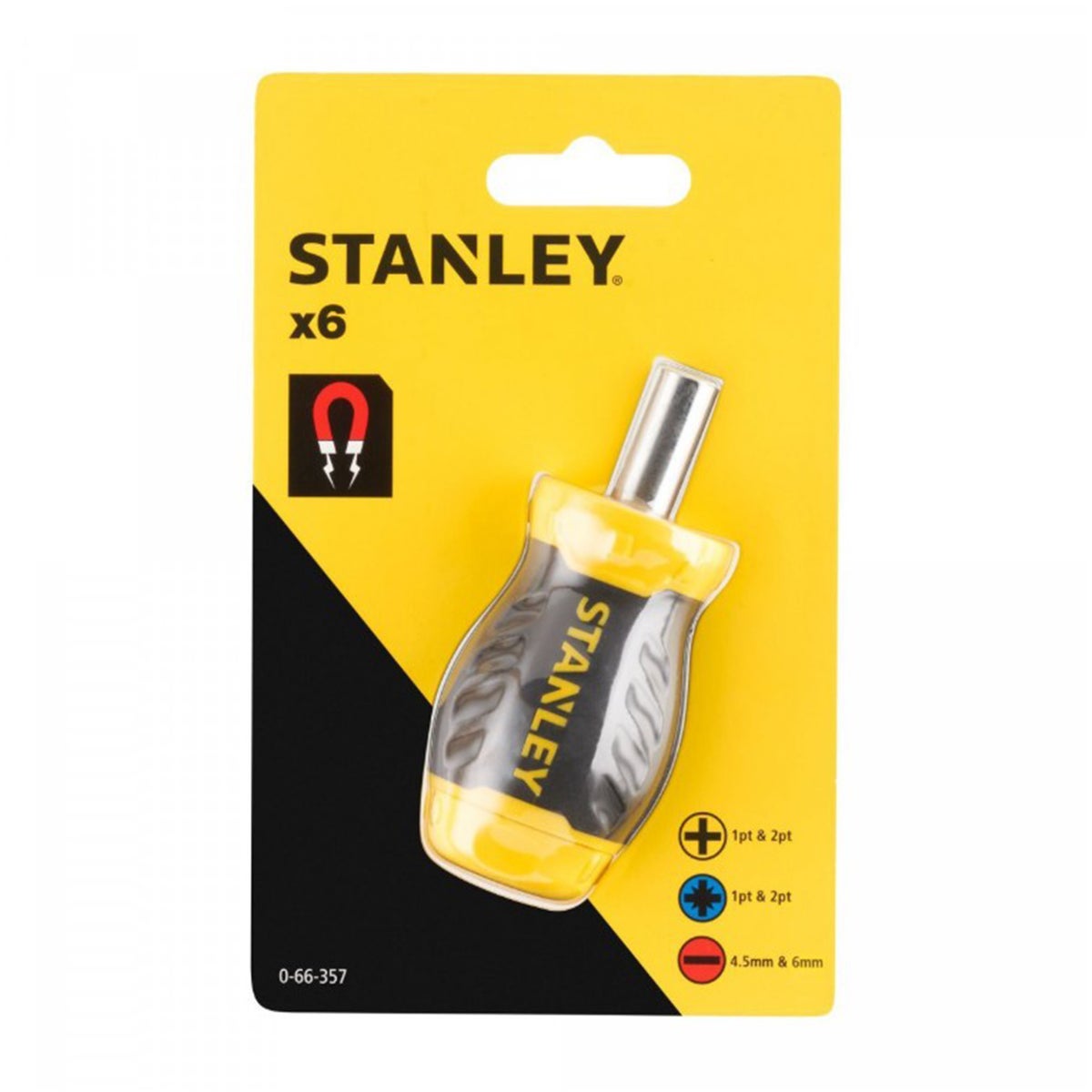 Schroevendraaier met bits Stubby Schroevendraaier met bits Stubby