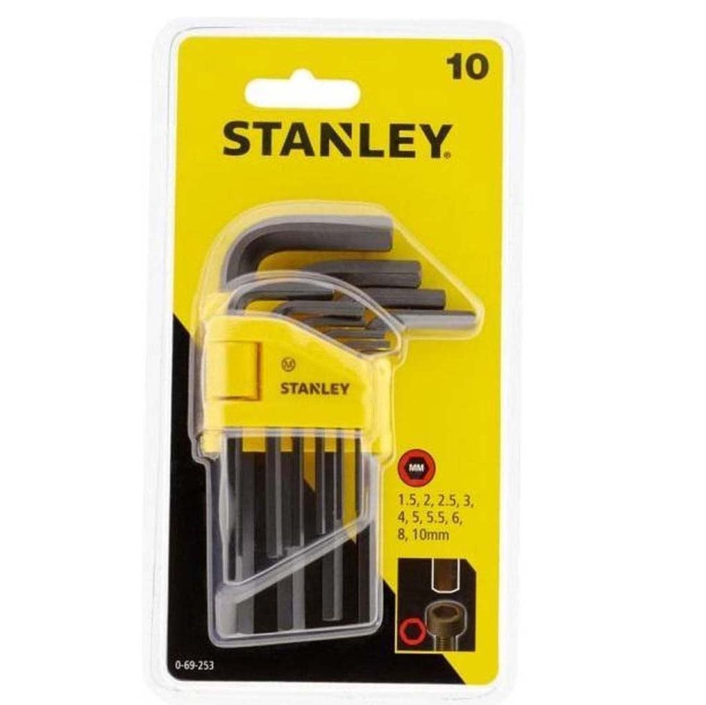 Inbussleutel 10-delig 0-69-253 Stanley Inbussleutel 10-delig 0-69-253 Stanley
