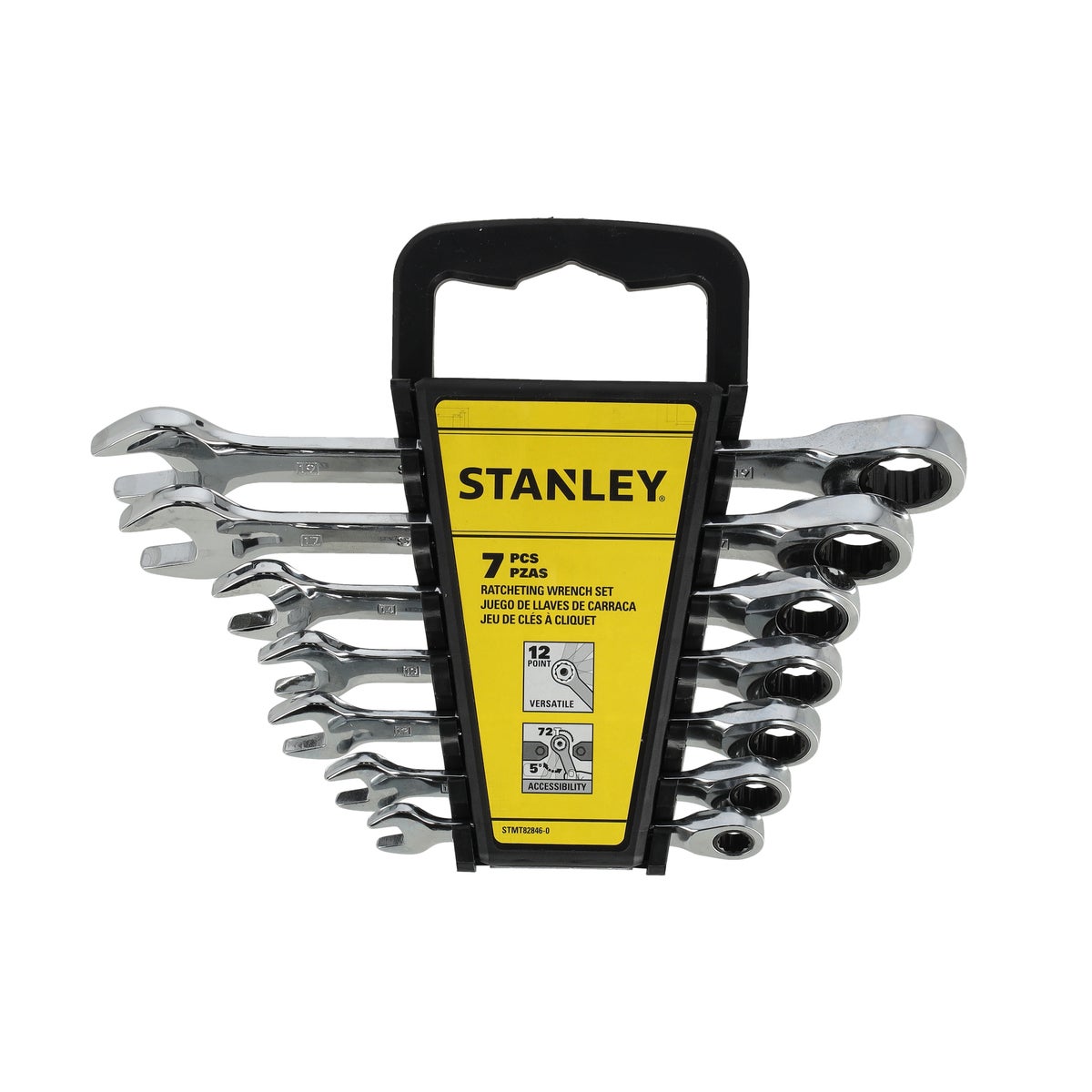 Ringsteek met ratel set 7-delig STMT82846 Ringsteek met ratel set 7-delig STMT82846