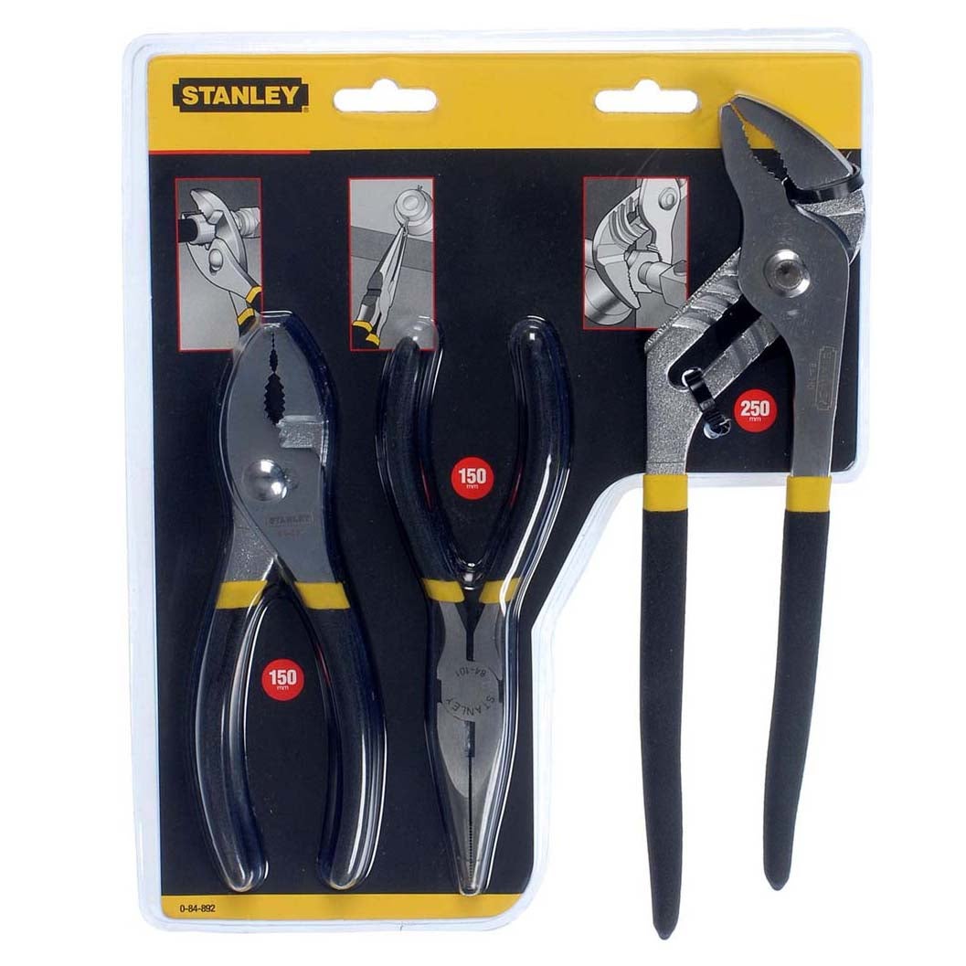 Tangenset 3-delig waterpomptang 0-84-892 Tangenset 3-delig waterpomptang 0-84-892