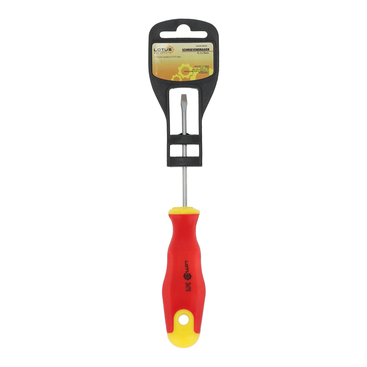 SchroevendraaierPL 3x75mm CV Lotus SchroevendraaierPL 3x75mm CV Lotus