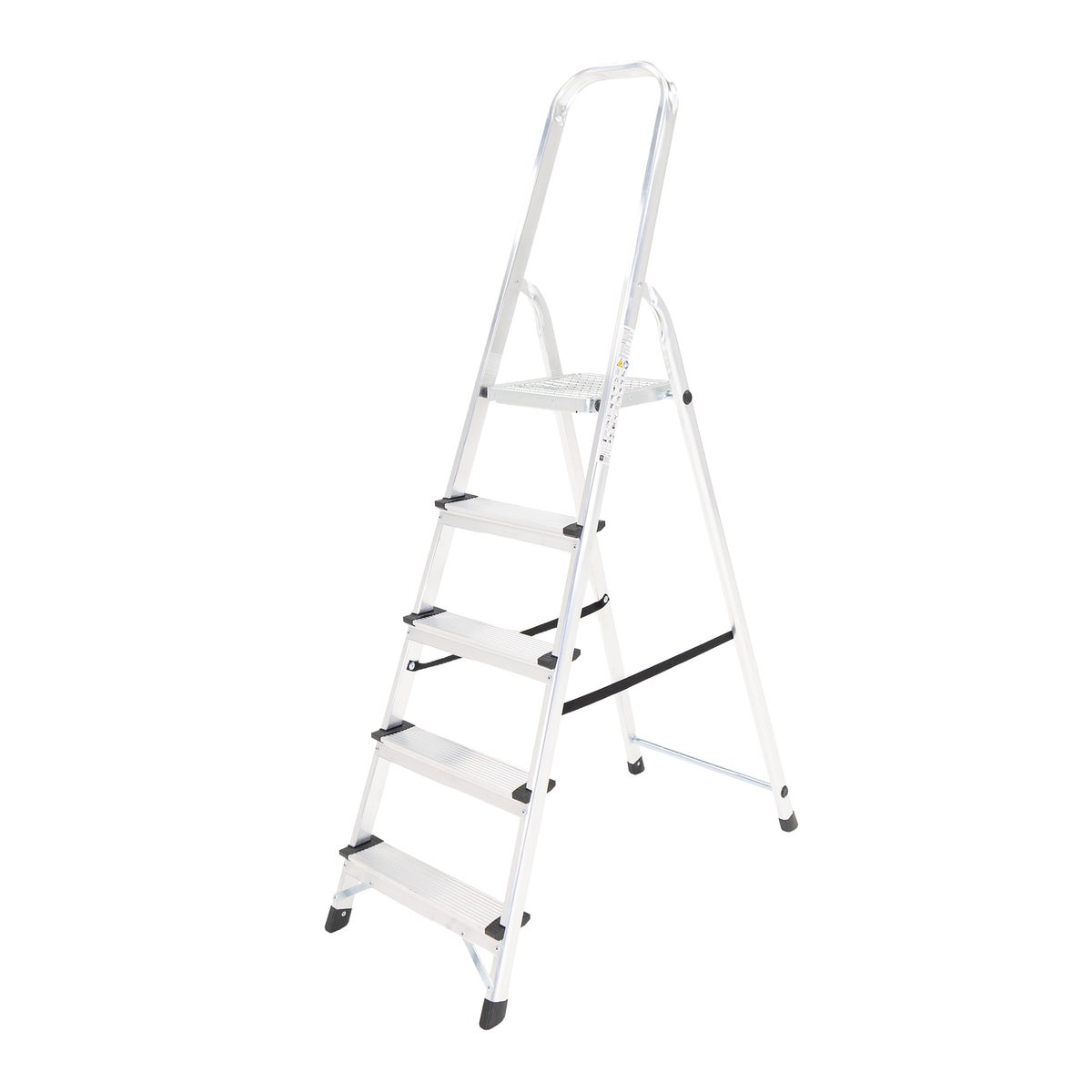 Ladder huishoud 5 treden aluminium pro Ladder huishoud 5 treden aluminium pro
