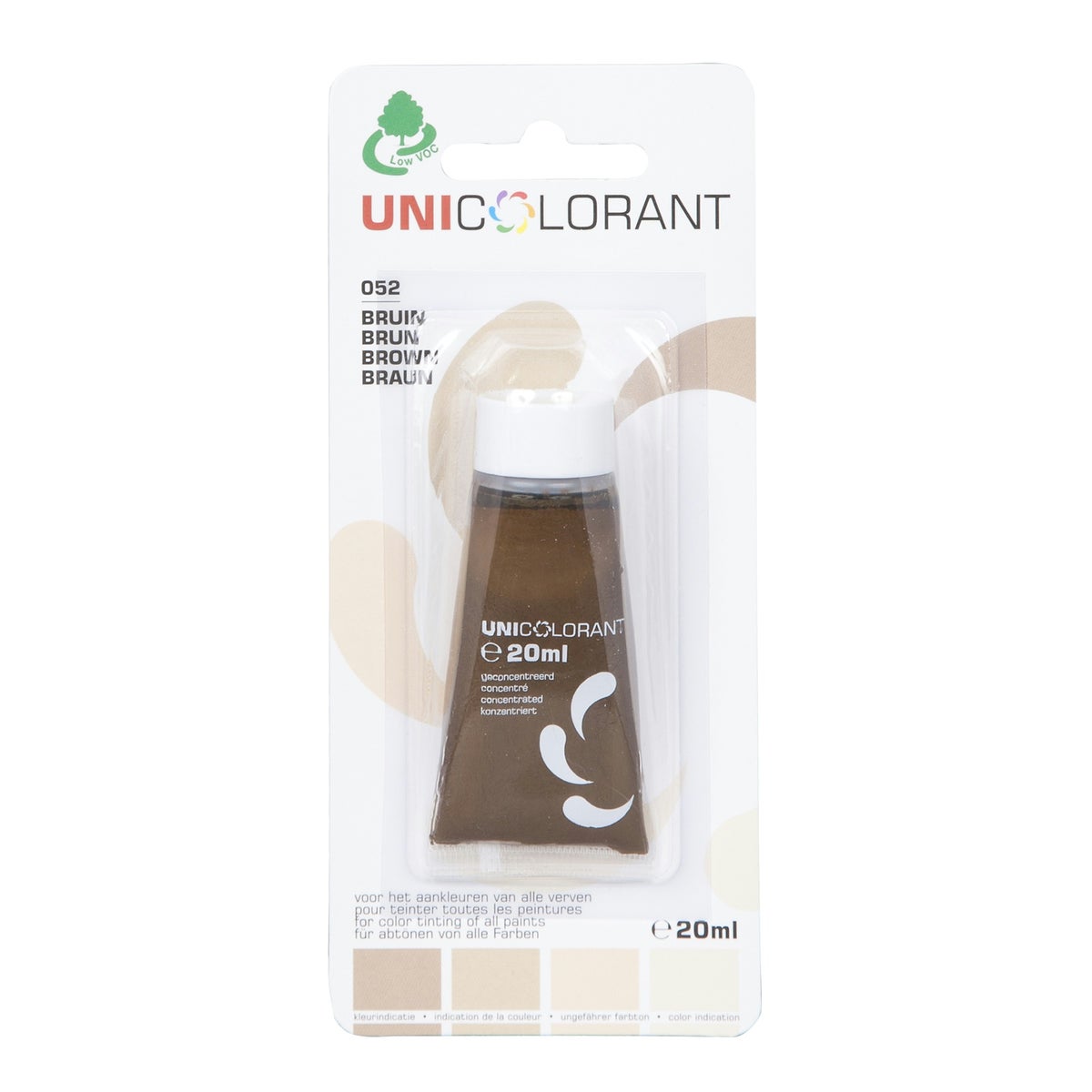 Mengkleur universeel 20ml bruin Mengkleur universeel 20ml bruin