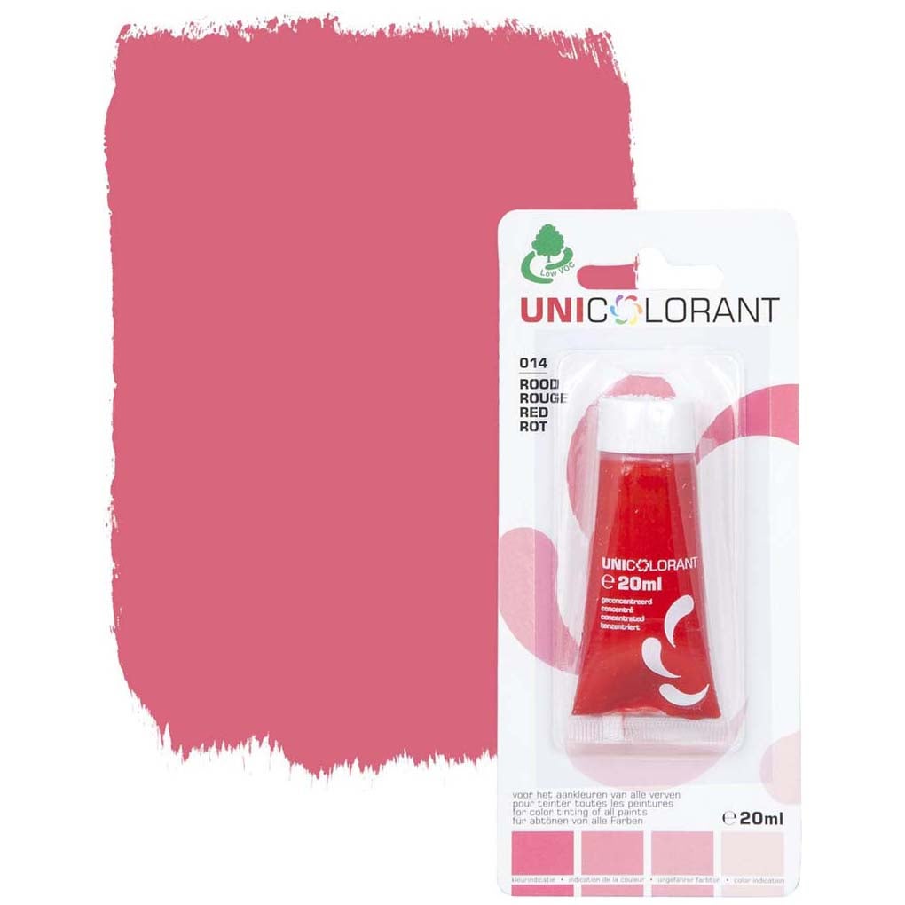 Mengkleur universeel 20ml rood Mengkleur universeel 20ml rood