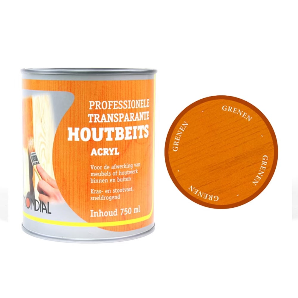 Houtbeits grenen 750 ml Mondial Houtbeits grenen 750 ml Mondial