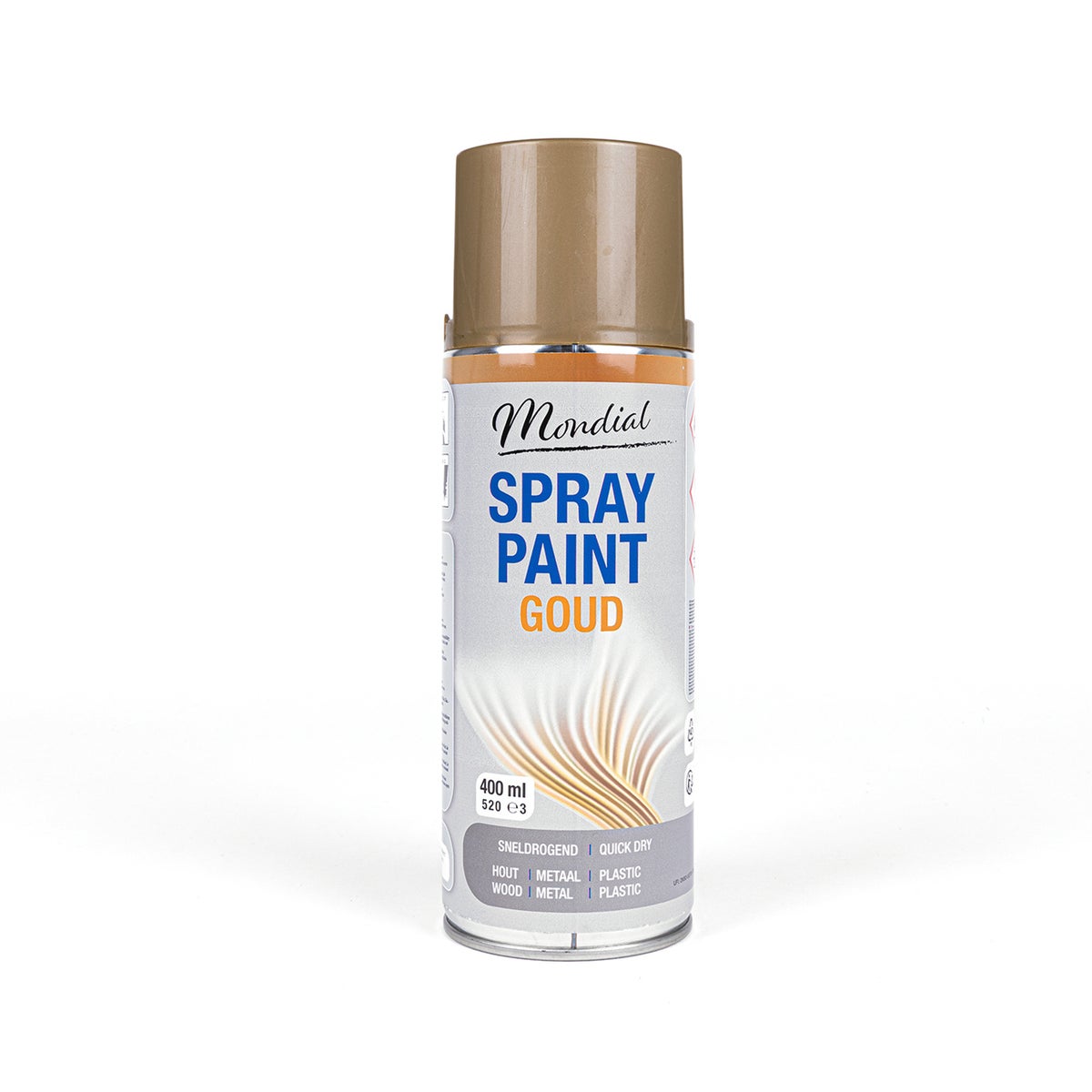 Spuitlak goud 400 ml Mondial Spuitlak goud 400 ml Mondial