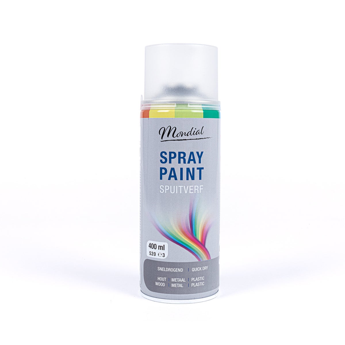 Spuitlak zijdeglans blanke lak 400 ml Mondial Spuitlak zijdeglans blanke lak 400 ml Mondial