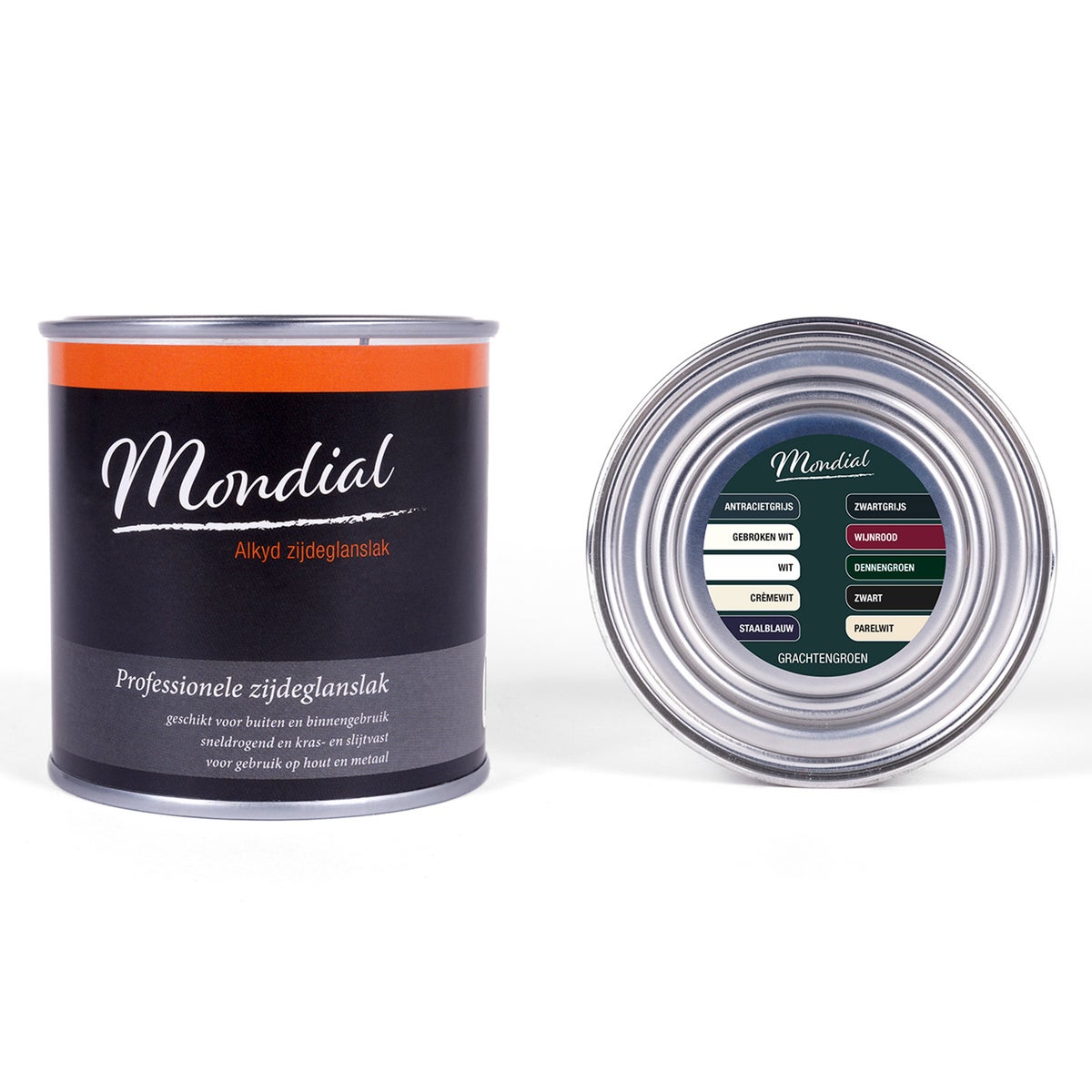 Zijdeglans Alkyd grachtengroen 250 ml Mondial Zijdeglans Alkyd grachtengroen 250 ml Mondial