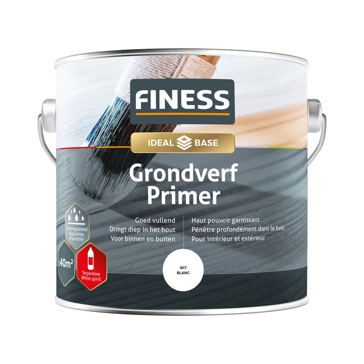 Grondverf wit 2.5L Finess Grondverf wit 2.5L Finess