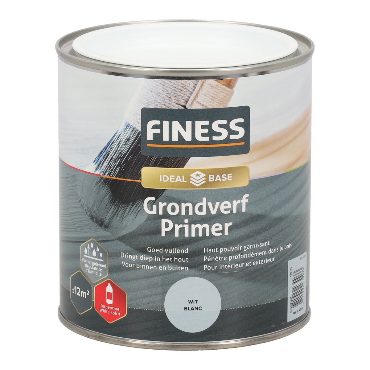 Grondverf wit 750 ml Finess Grondverf wit 750 ml Finess