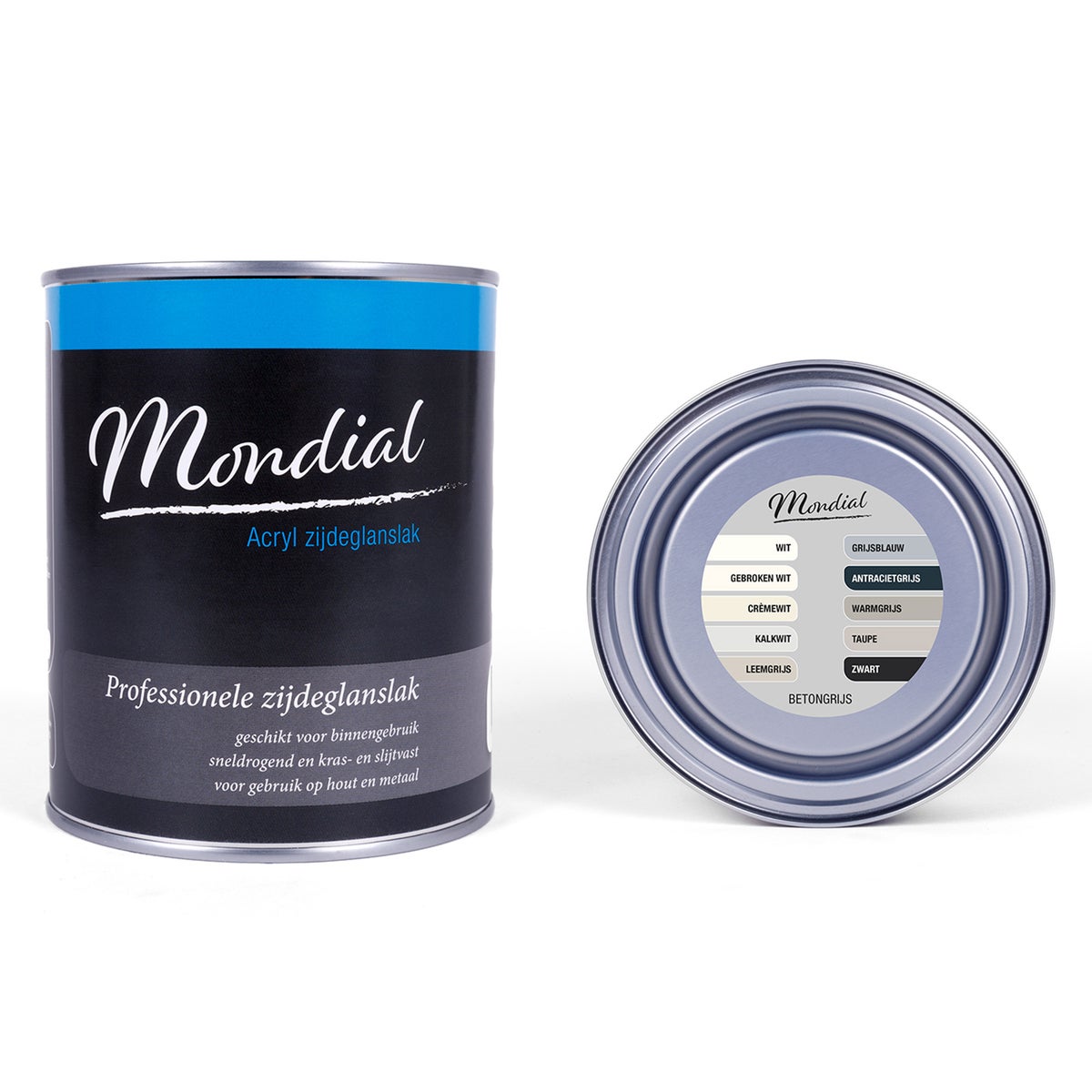 Zijdeglans betongrijs 750 ml Mondial Zijdeglans betongrijs 750 ml Mondial