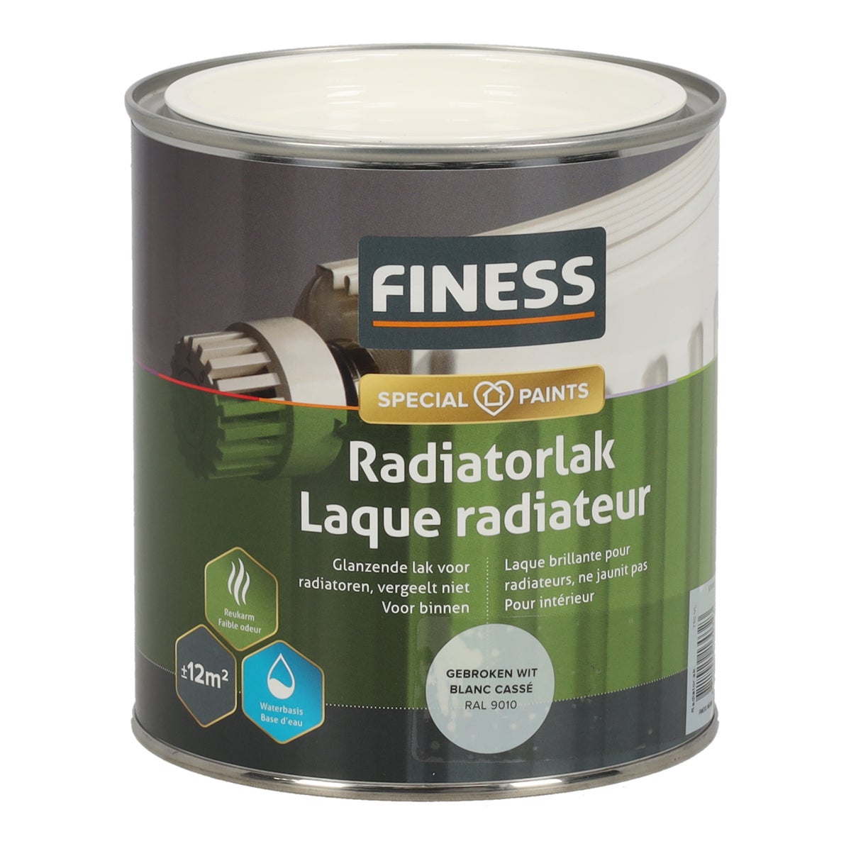 Radiatorlak g.wit 14205 750ml Fines Radiatorlak g.wit 14205 750ml Fines