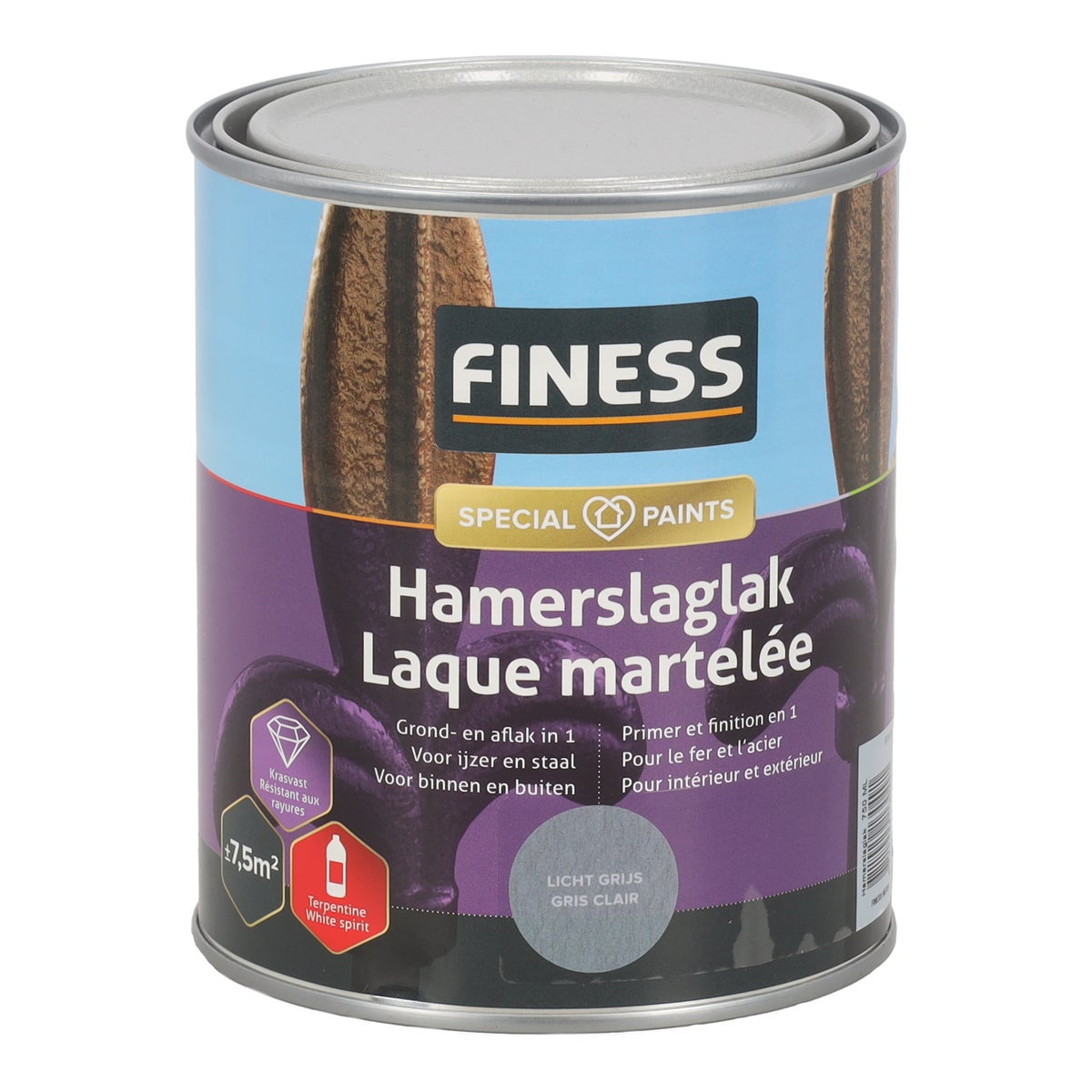 Hamerslag l.grijs 1486 750 ml Finess Hamerslag l.grijs 1486 750 ml Finess