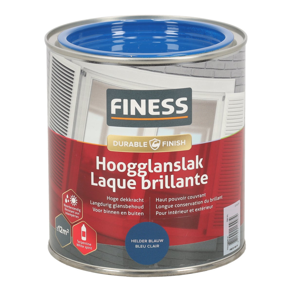 Hoogglans helder blauw 1429 750ml Finess Hoogglans helder blauw 1429 750ml Finess