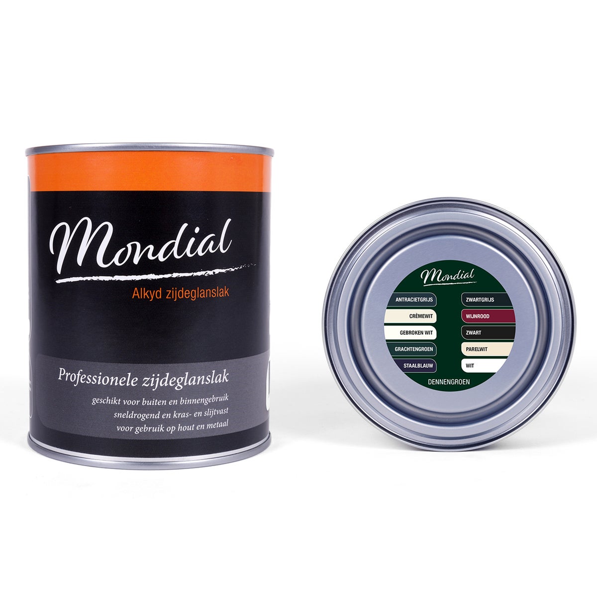 Zijdeglans Alkyd RAL6009 dennengroen 750 ml Mondial Zijdeglans Alkyd RAL6009 dennengroen 750 ml Mondial