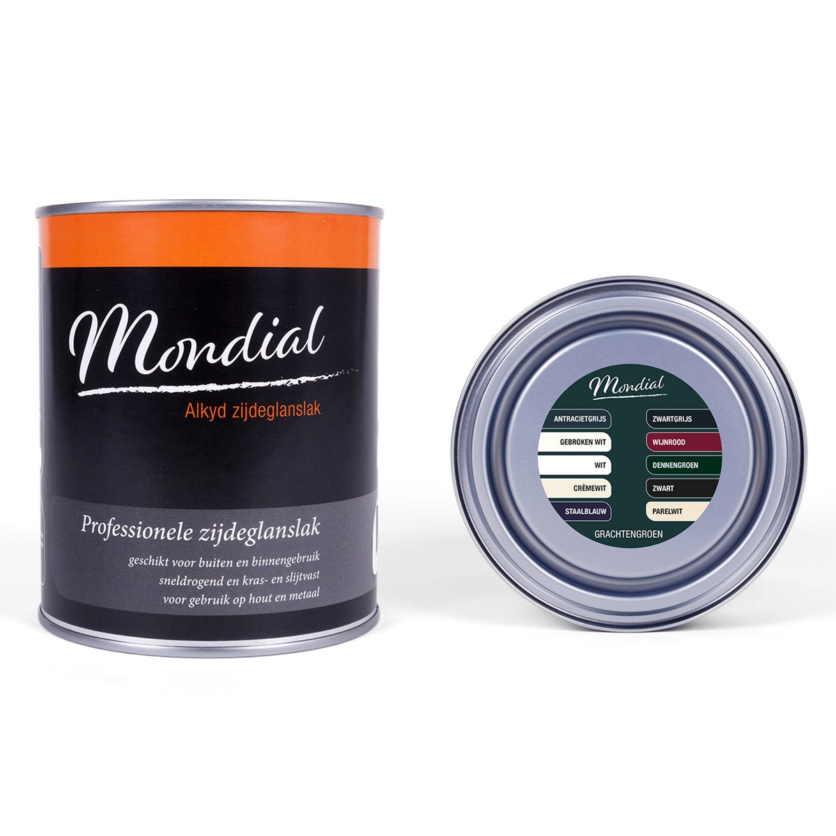 Zijdeglans Alkyd grachtengroen 750 ml Mondial Zijdeglans Alkyd grachtengroen 750 ml Mondial