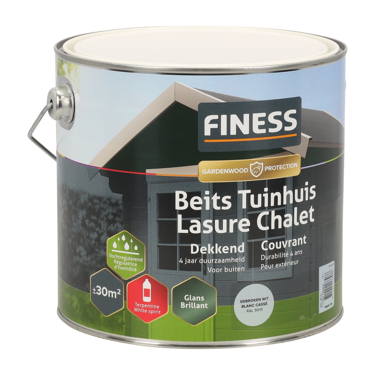 Tuinbeits DK wit RAL 9010 2590 2.5L Finess Tuinbeits DK wit RAL 9010 2590 2.5L Finess