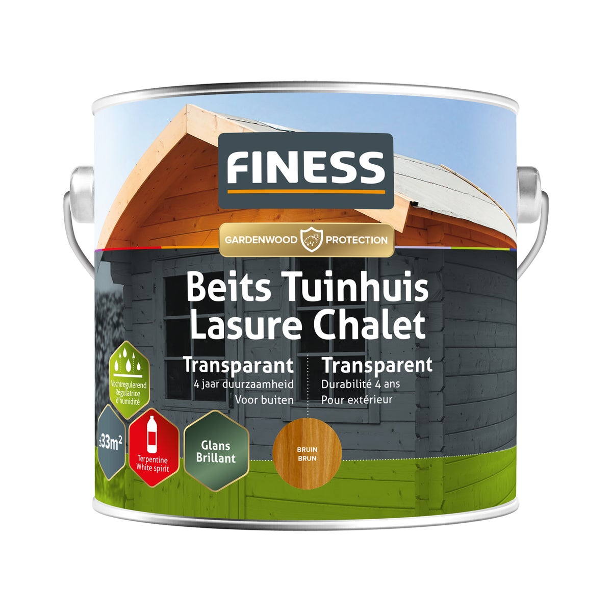 Tuinbeits TR bruin 2500 2.5L Finess Tuinbeits TR bruin 2500 2.5L Finess