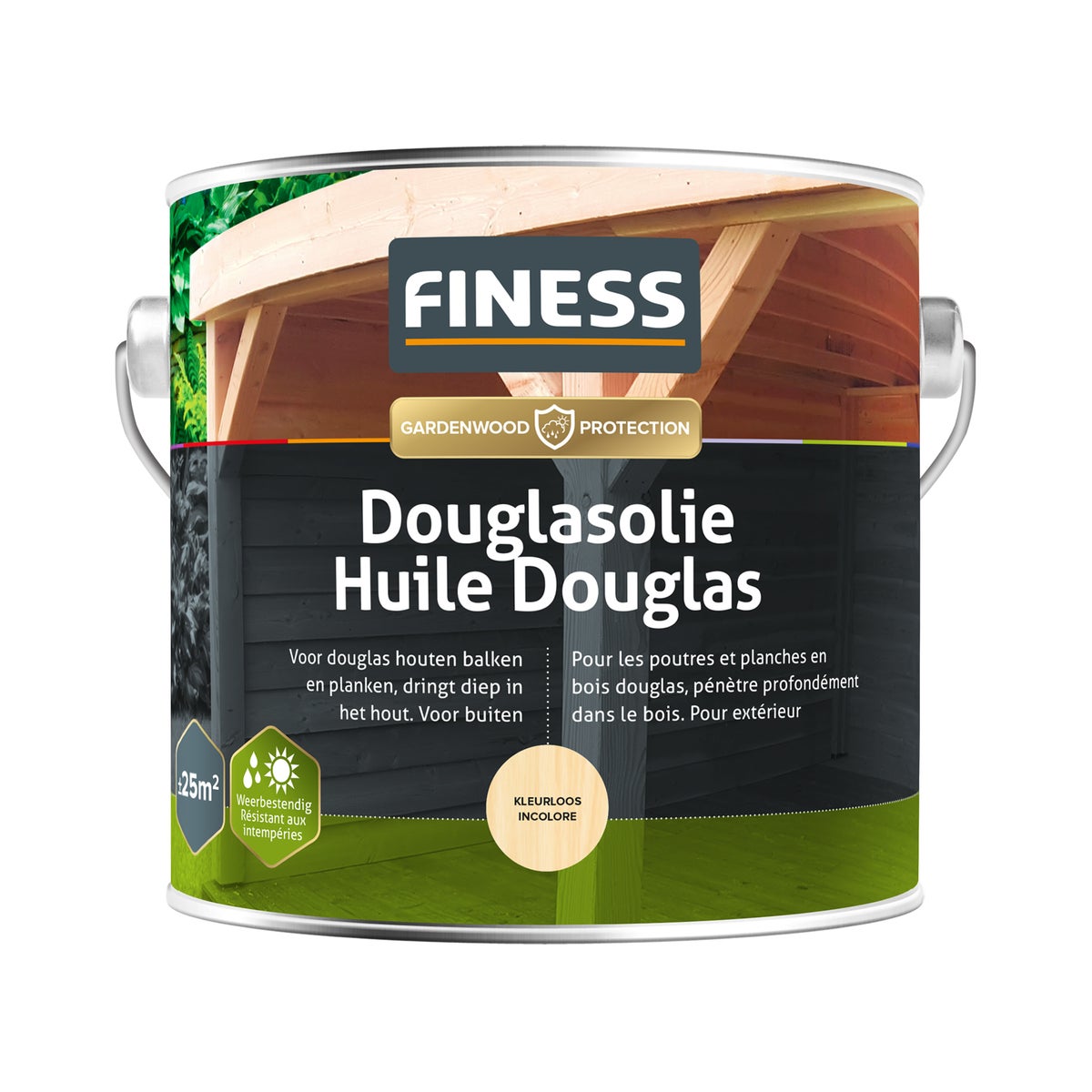 Douglas olie kleurloos 2,5L Finess Douglas olie kleurloos 2,5L Finess