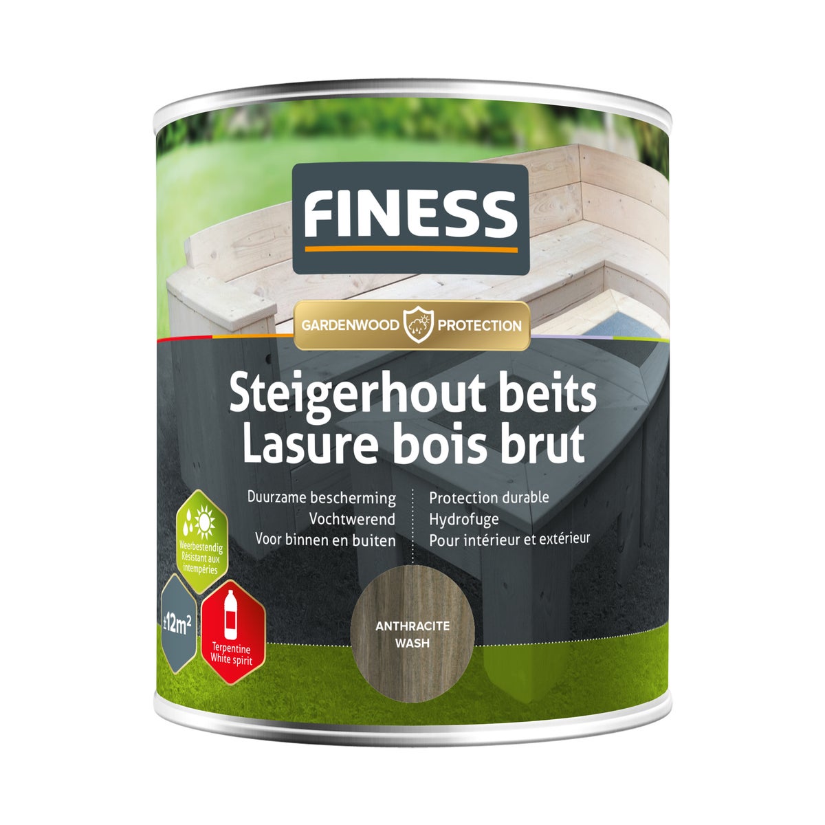Steigerhoutb antrawash 750 ml Finess Steigerhoutb antrawash 750 ml Finess