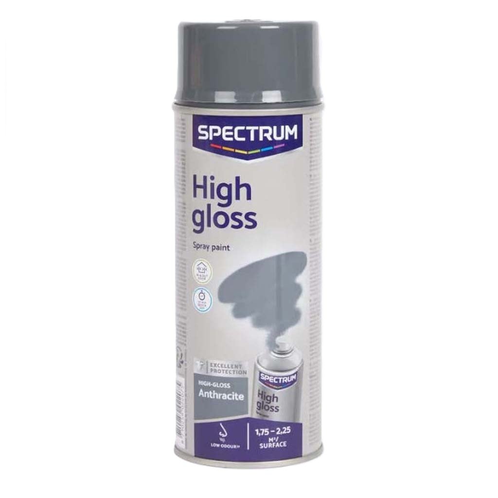Spuitlak Hoogglans antraciet 14203 400 ml Spuitlak Hoogglans antraciet 14203 400 ml