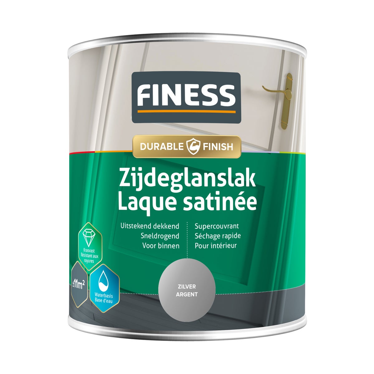 Lak waterb ZG Zilver 1405 750 ml Lak waterb ZG Zilver 1405 750 ml
