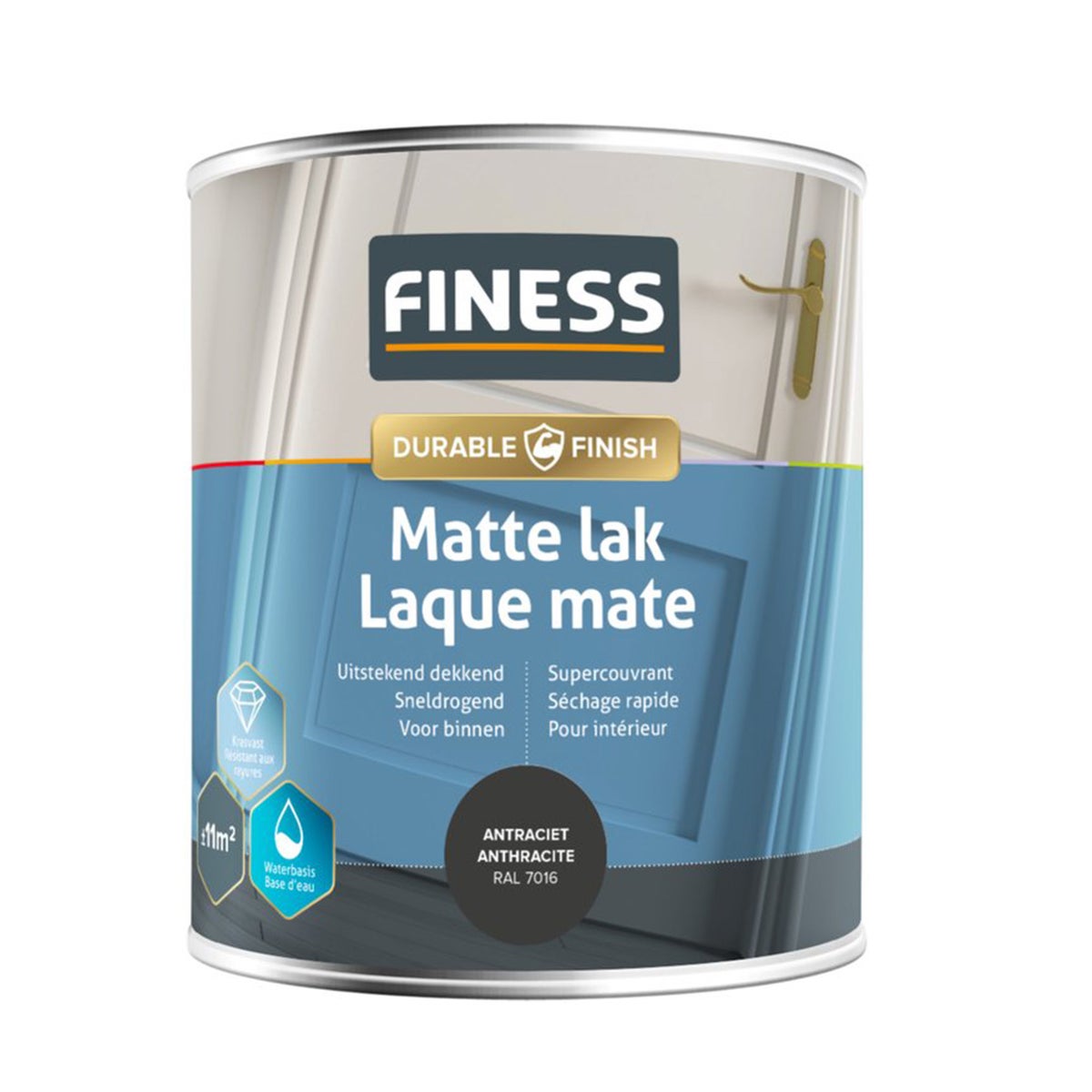 Lak waterb mat antra 14203 750ml Lak waterb mat antra 14203 750ml