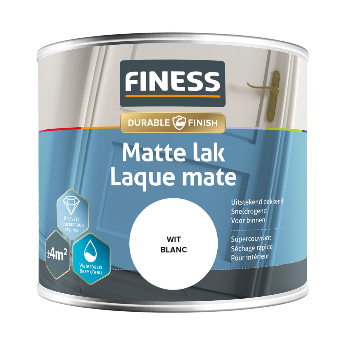 Lak waterb mat wit 1410 250 ml Lak waterb mat wit 1410 250 ml