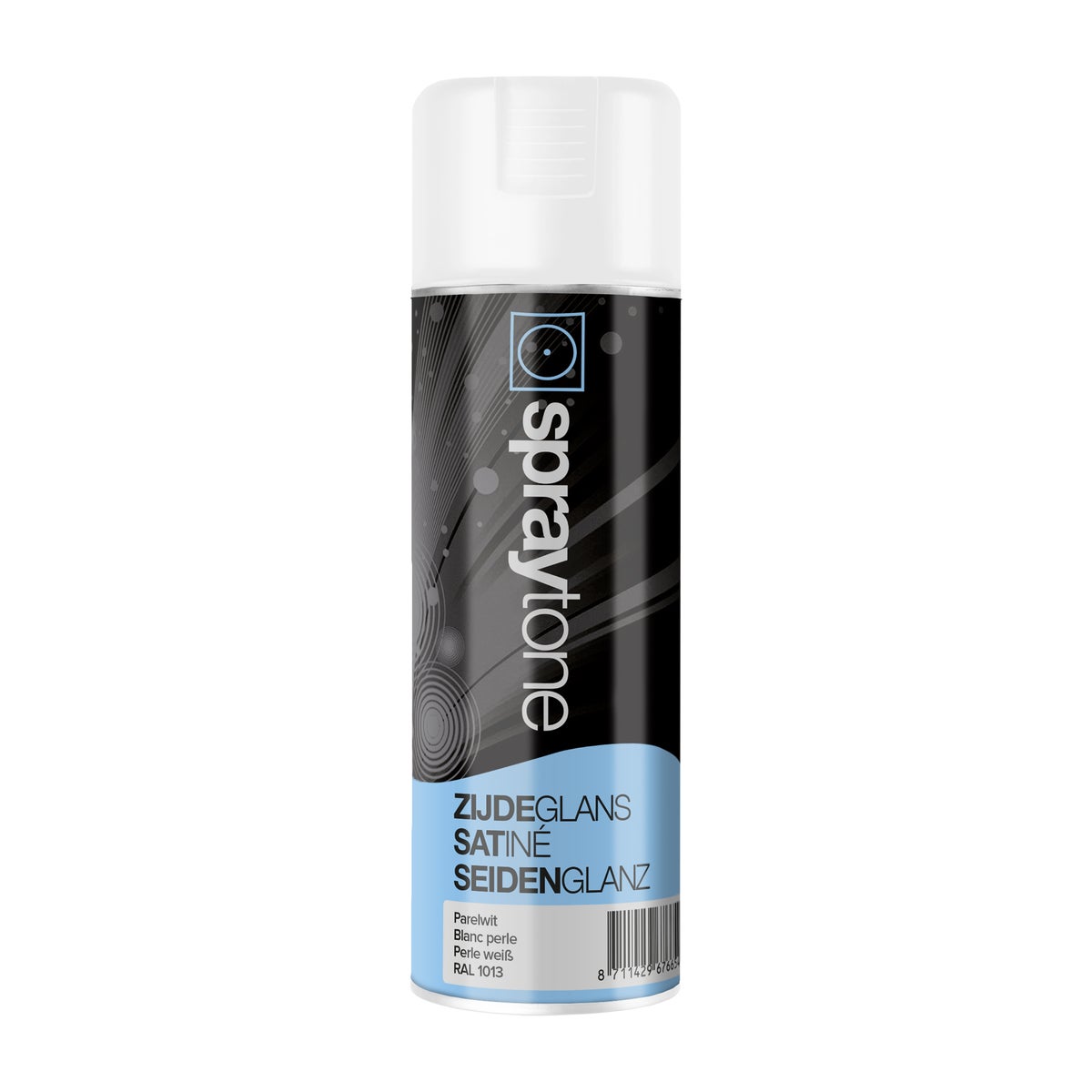 Spuitlak zijdeglans parelwit RAL1013 400 ml Sprayton Spuitlak zijdeglans parelwit RAL1013 400 ml Sprayton