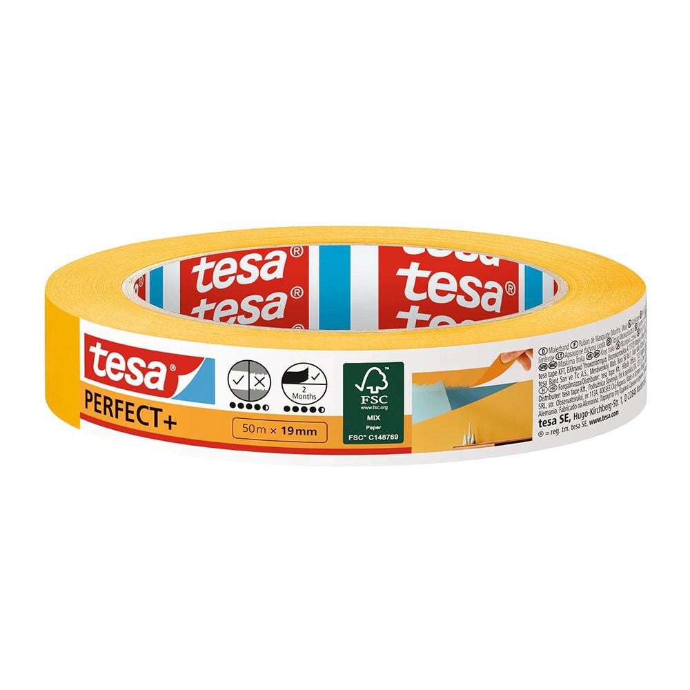 Afplakband Perfect+ 19 mm x 50 m Afplakband Perfect+ 19 mm x 50 m