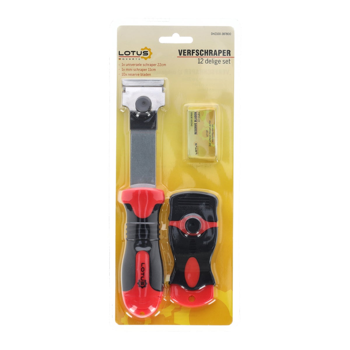 Verfschraper set 12-delig Verfschraper set 12-delig
