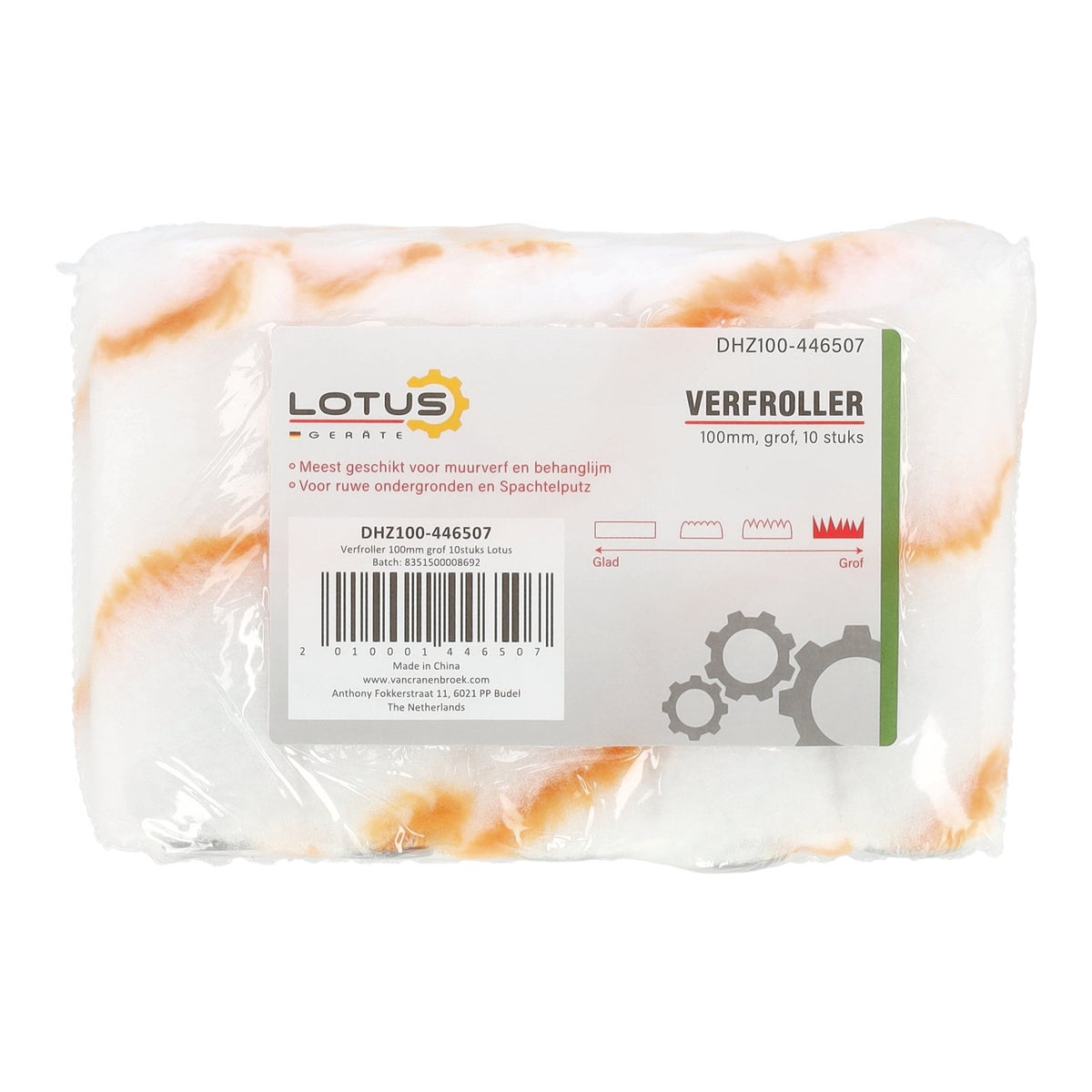 Verfroller 100mm 10stuks Lotus Verfroller 100mm 10stuks Lotus