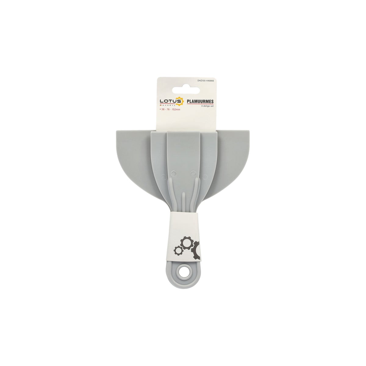 Plamuurmes set 3-delig 38-76-152 Lotus Plamuurmes set 3-delig 38-76-152 Lotus