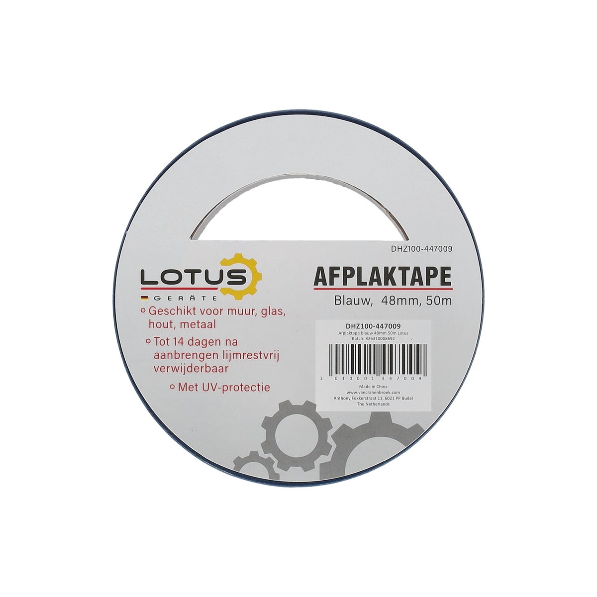 Afplaktape pro blauw 48 mm 50 m Lotus Afplaktape pro blauw 48 mm 50 m Lotus