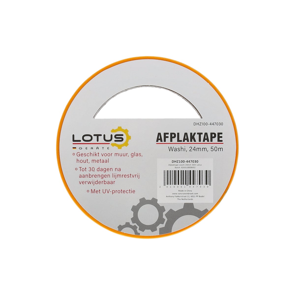 Afplaktape pro Washi 24 mm 50 m Lotus Afplaktape pro Washi 24 mm 50 m Lotus