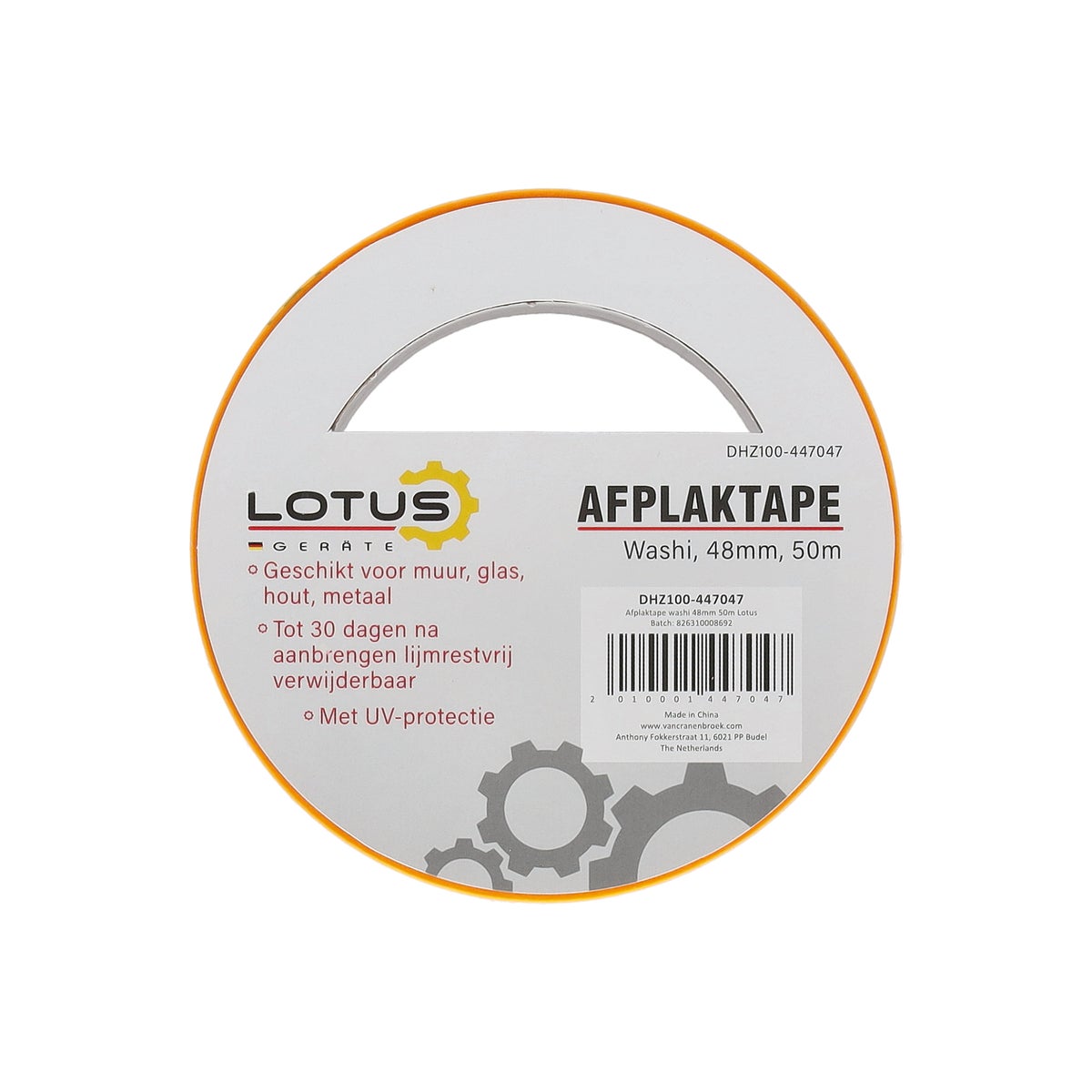 Afplaktape pro Washi 48 mm 50 m Lotus Afplaktape pro Washi 48 mm 50 m Lotus