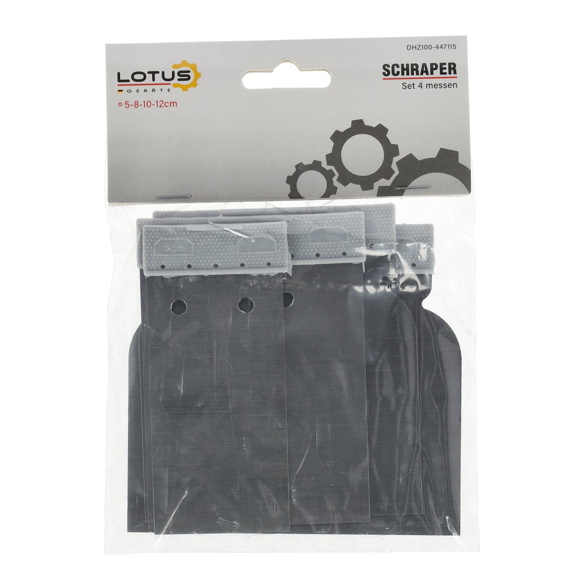 Schraper set 5-8-10-12 cm 4-delig Lotus Schraper set 5-8-10-12 cm 4-delig Lotus