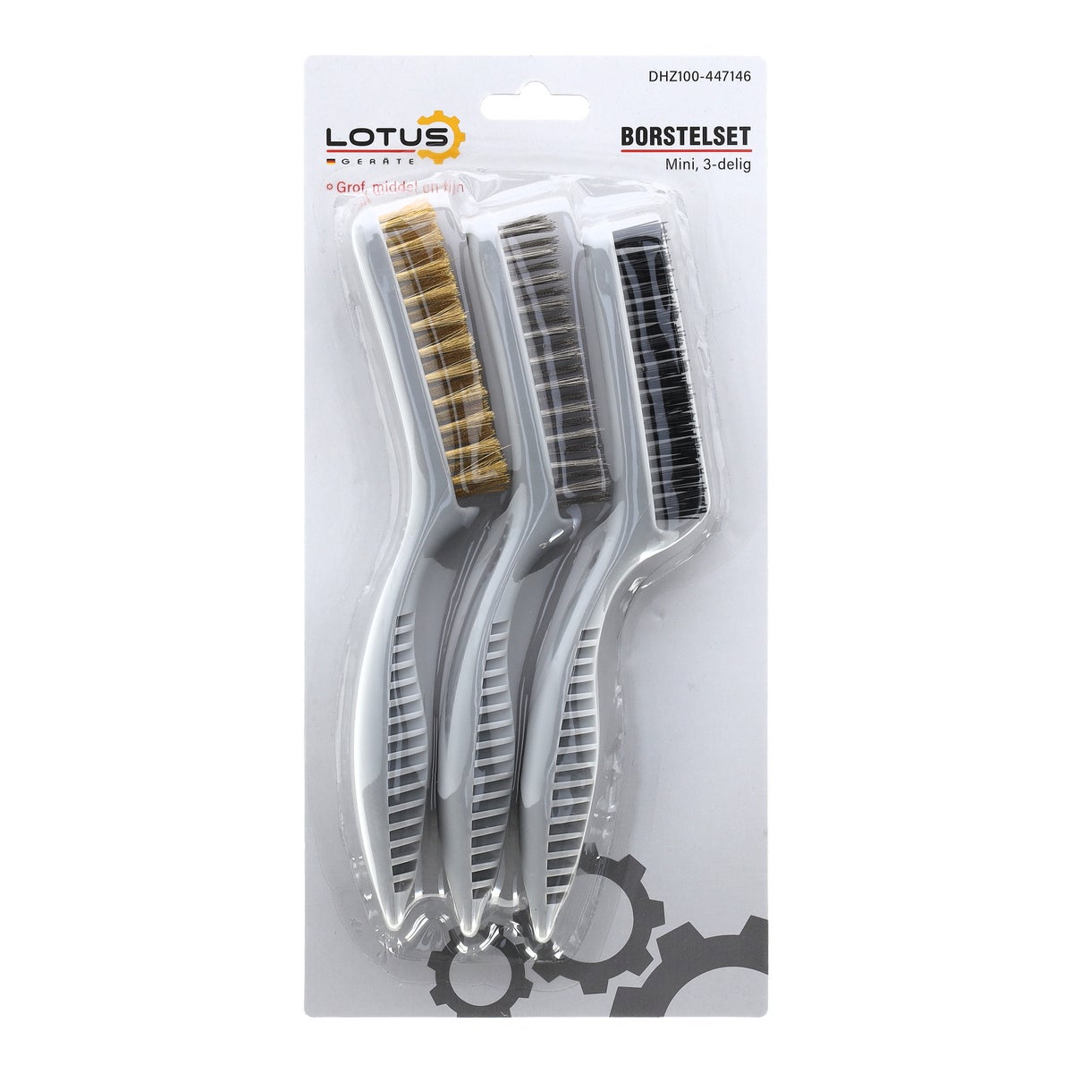 Borstelset mini 3-delig Lotus Borstelset mini 3-delig Lotus