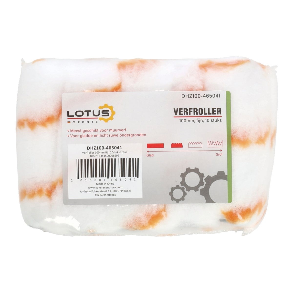 Verfroller fijn 100 mm 10 stuks Lotus Verfroller fijn 100 mm 10 stuks Lotus