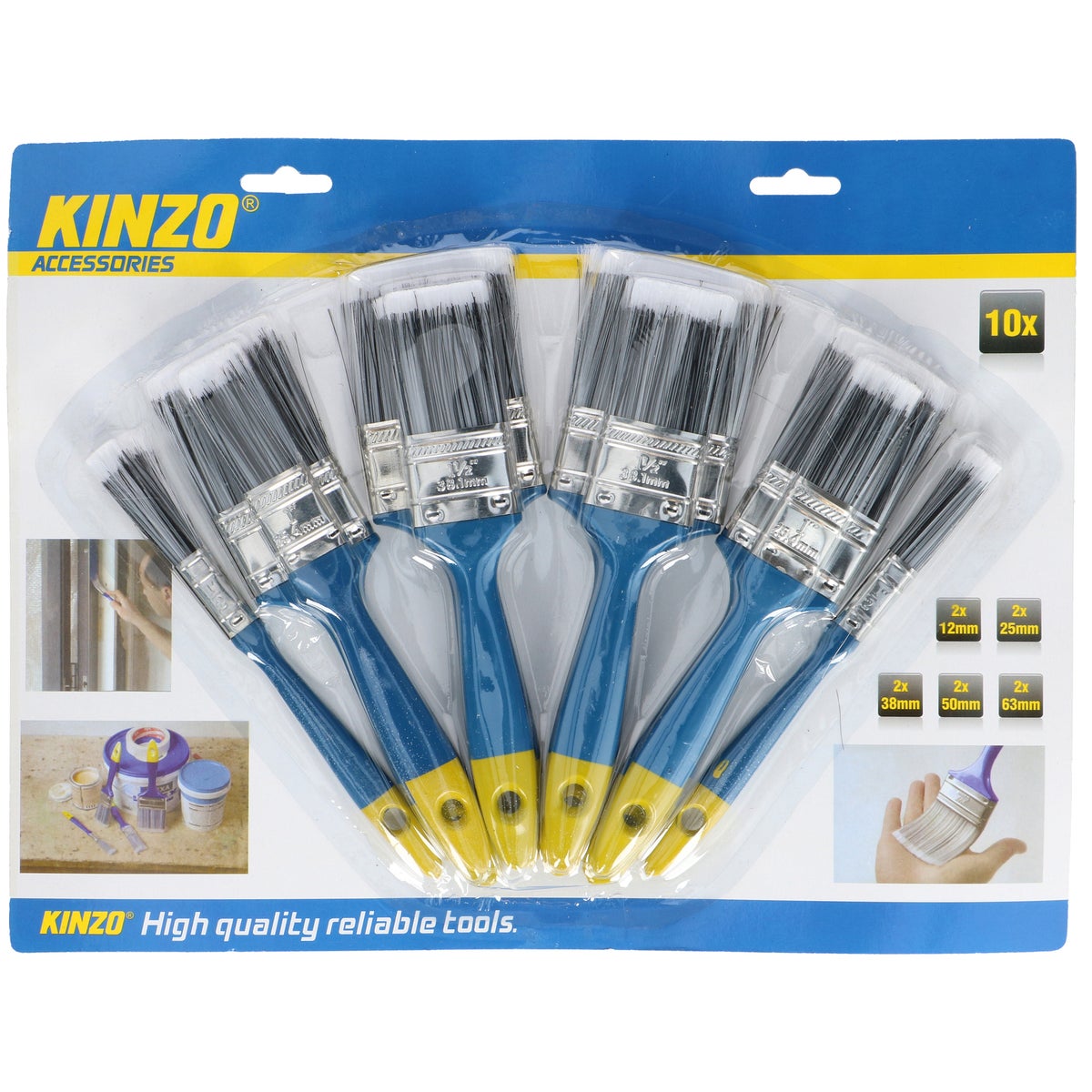 Kwastenset 10st Kinzo Kwastenset 10st Kinzo