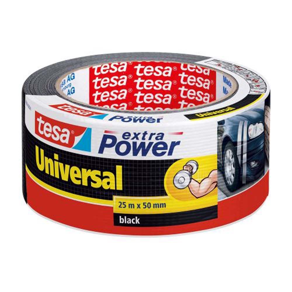Tape Power uni 50 mm x 25 m zwart Tape Power uni 50 mm x 25 m zwart