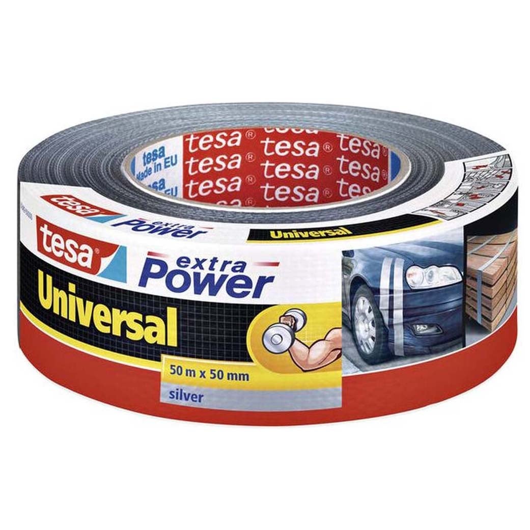 Tape Power uni 50mmx50M grijs Tape Power uni 50mmx50M grijs