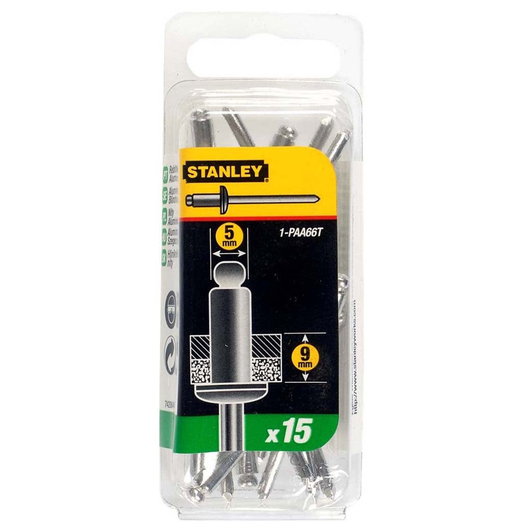 Popnagels 5 x 9 mm 1-PAA66T Stanley Popnagels 5 x 9 mm 1-PAA66T Stanley