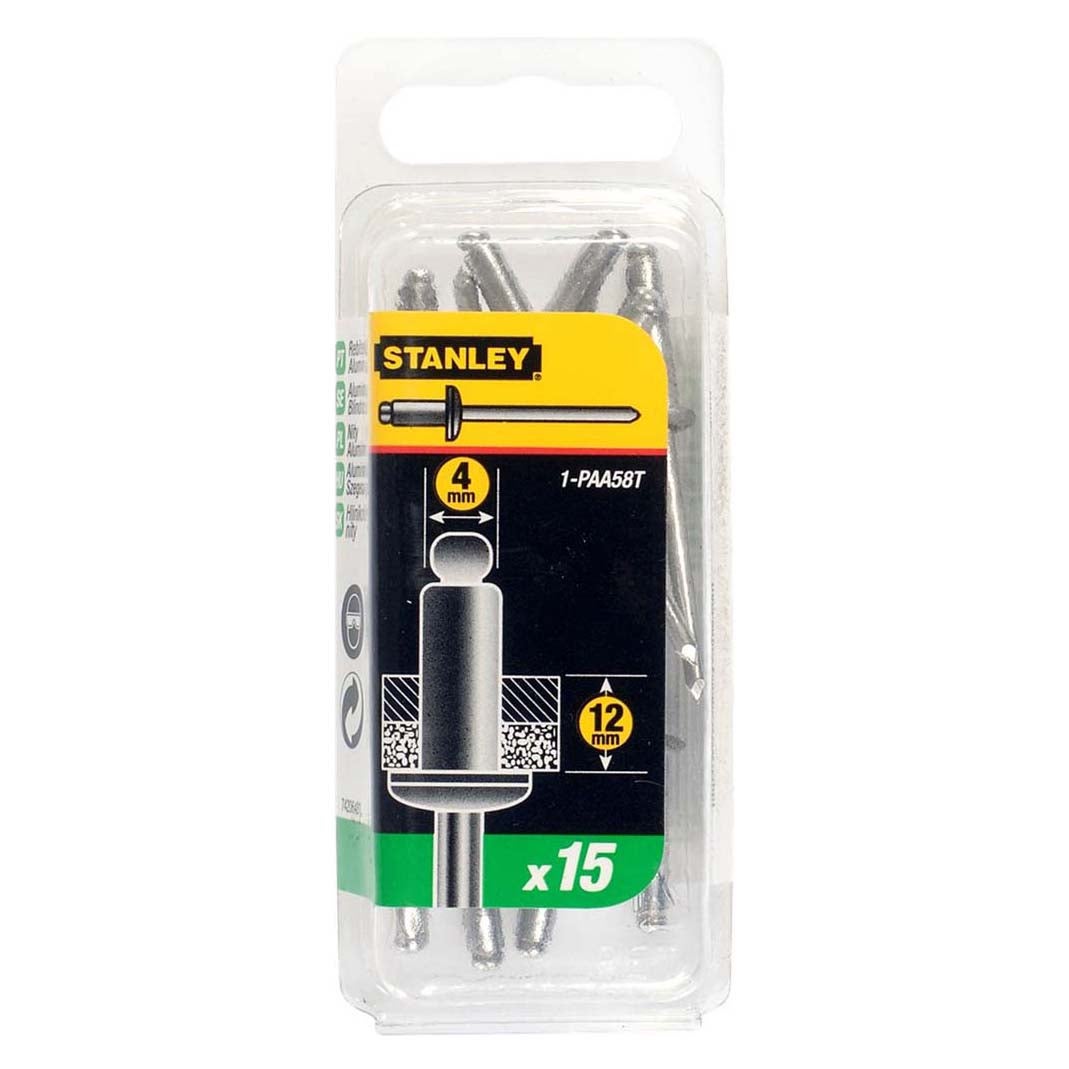 Popnagels 4 x 12 mm 1-PAA58T Stanley Popnagels 4 x 12 mm 1-PAA58T Stanley